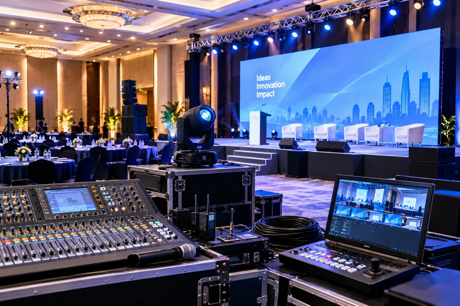 essential event equipment for corporate events