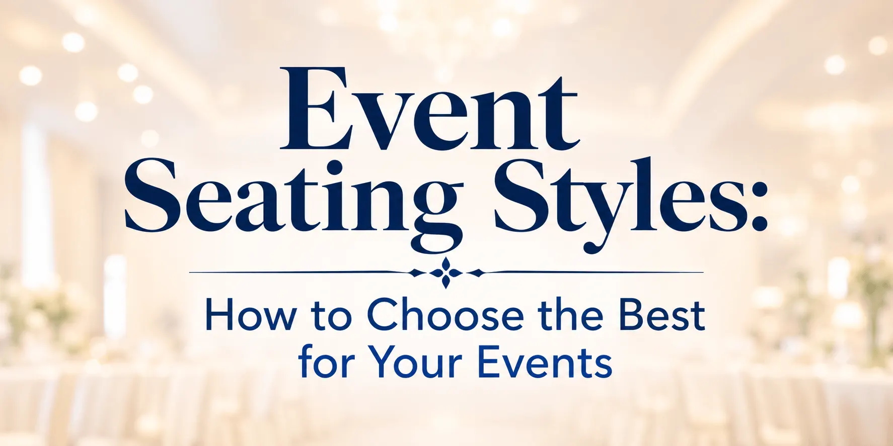 event seating styles
